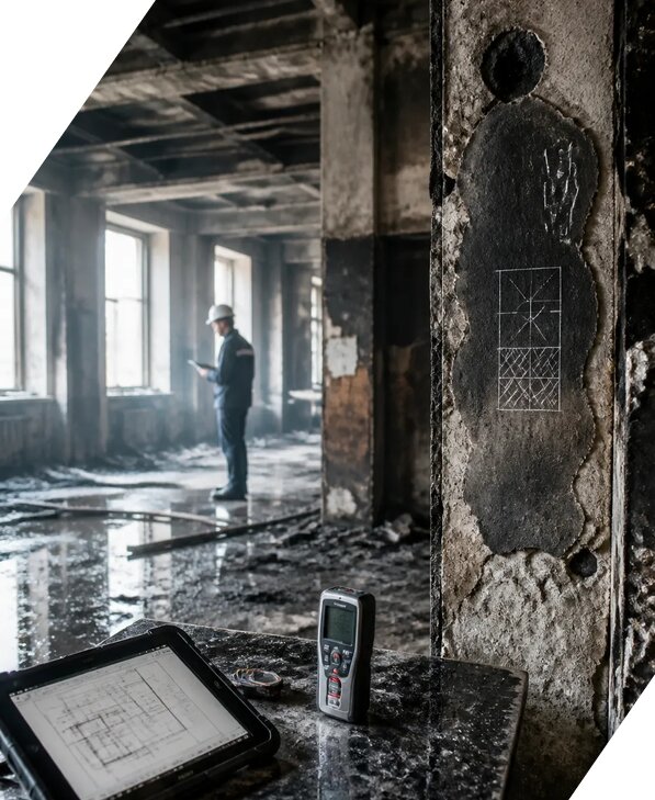 Обследование зданий после пожара в Нерюнгри от 16290 р. | ЭкспертизаРоссия