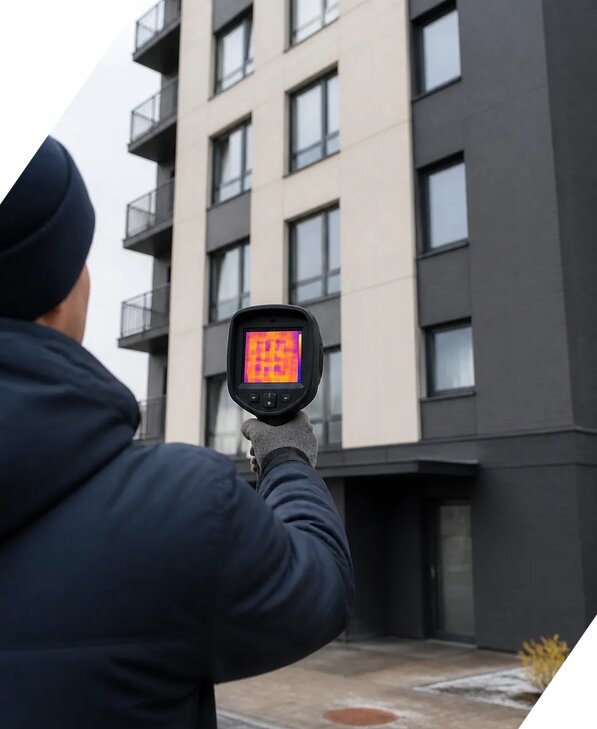 Тепловизионное обследование зданий в Нерюнгри от 5430 р. | ЭкспертизаРоссия